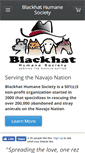 Mobile Screenshot of blackhathumanesociety.org